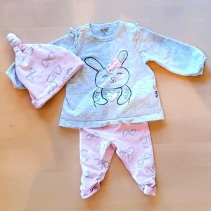 Organic Cotton 3 Mos Ensemble